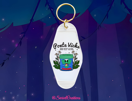 Vicks & Keep Going Keychain