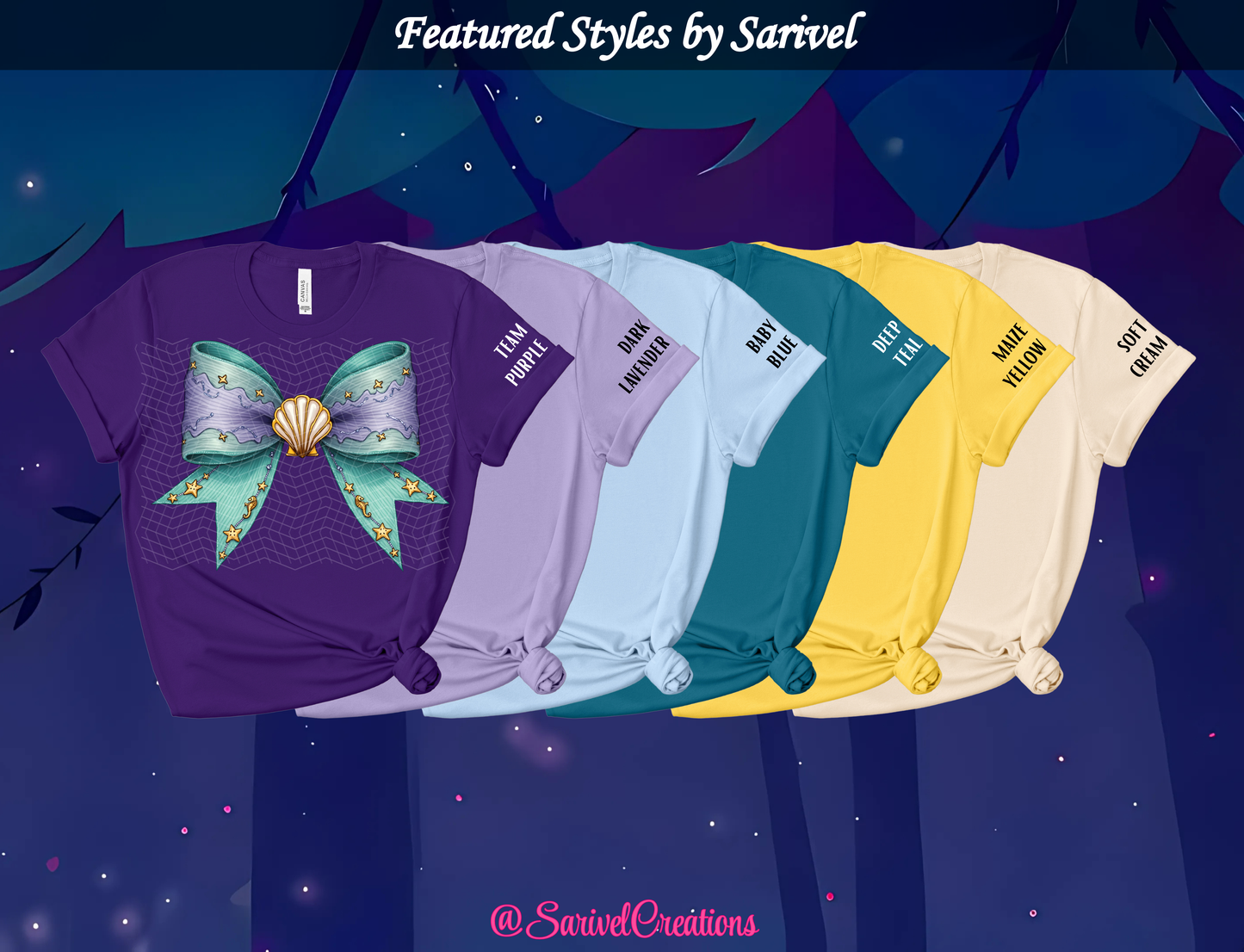 Mermaid Bow Tee
