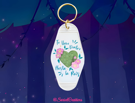 Hasta La Raíz Keychain