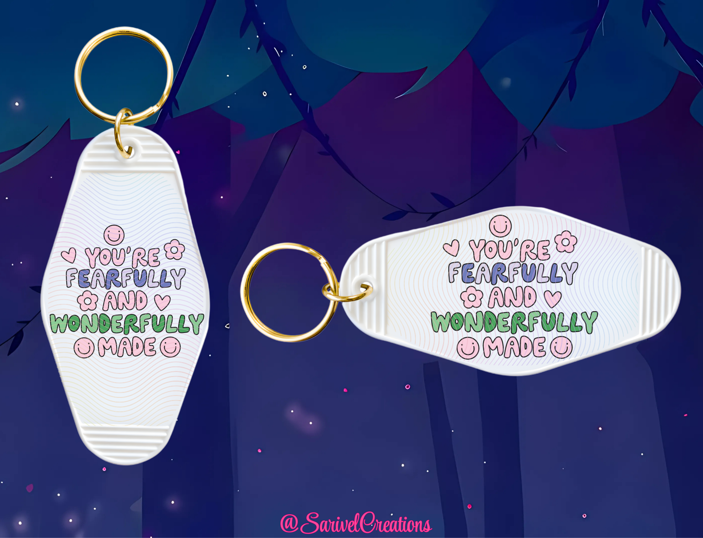 Fearfully & Wonderfully Made Keychain