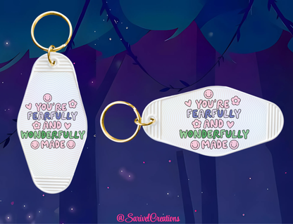 Fearfully & Wonderfully Made Keychain