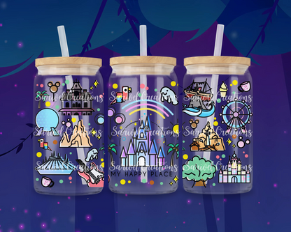 My Happy Place Glass Can