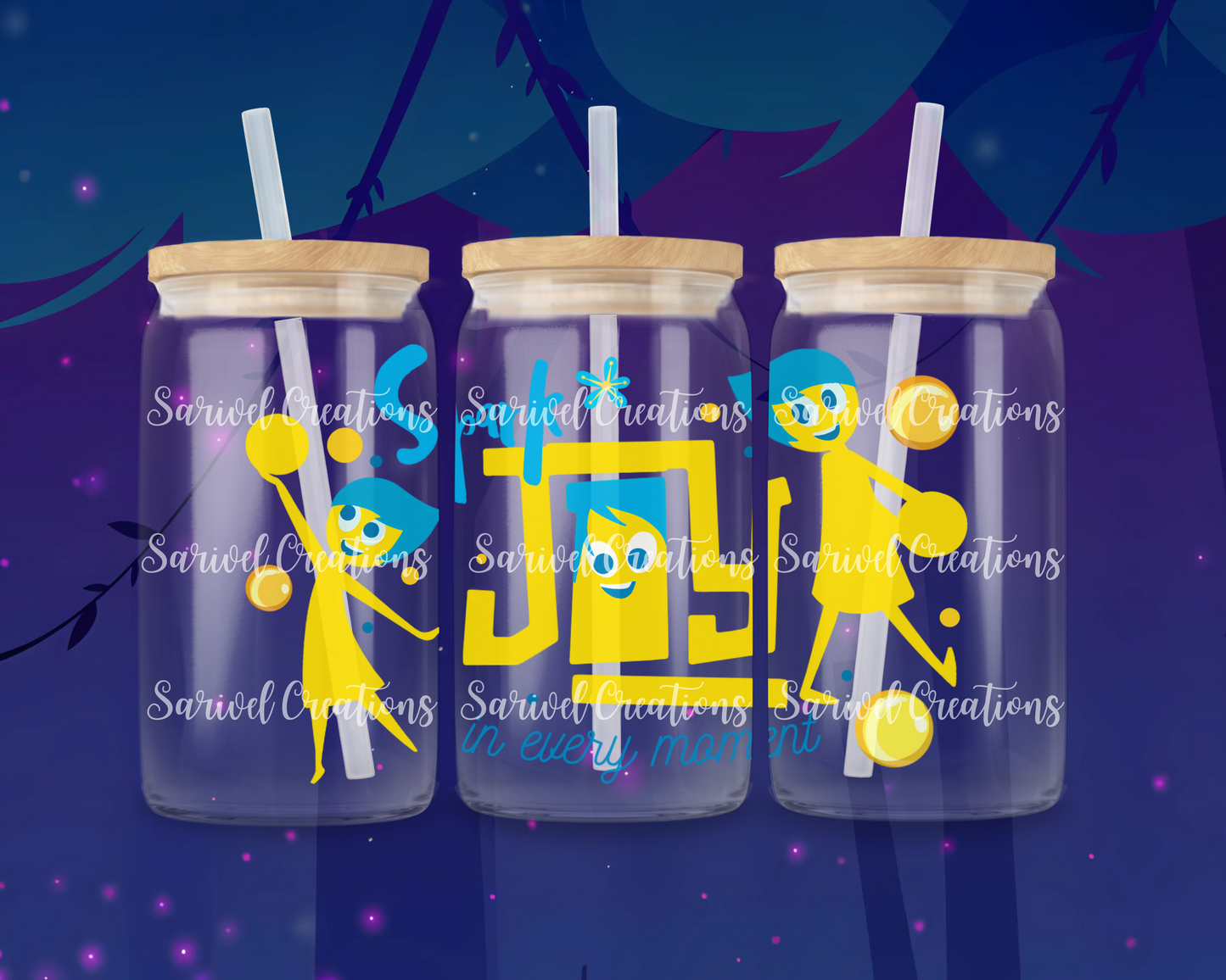 Emotions: Happiness Glass Can