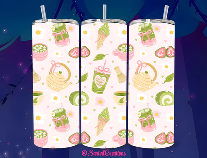SL Matcha Girly 20oz Skinny Tumbler