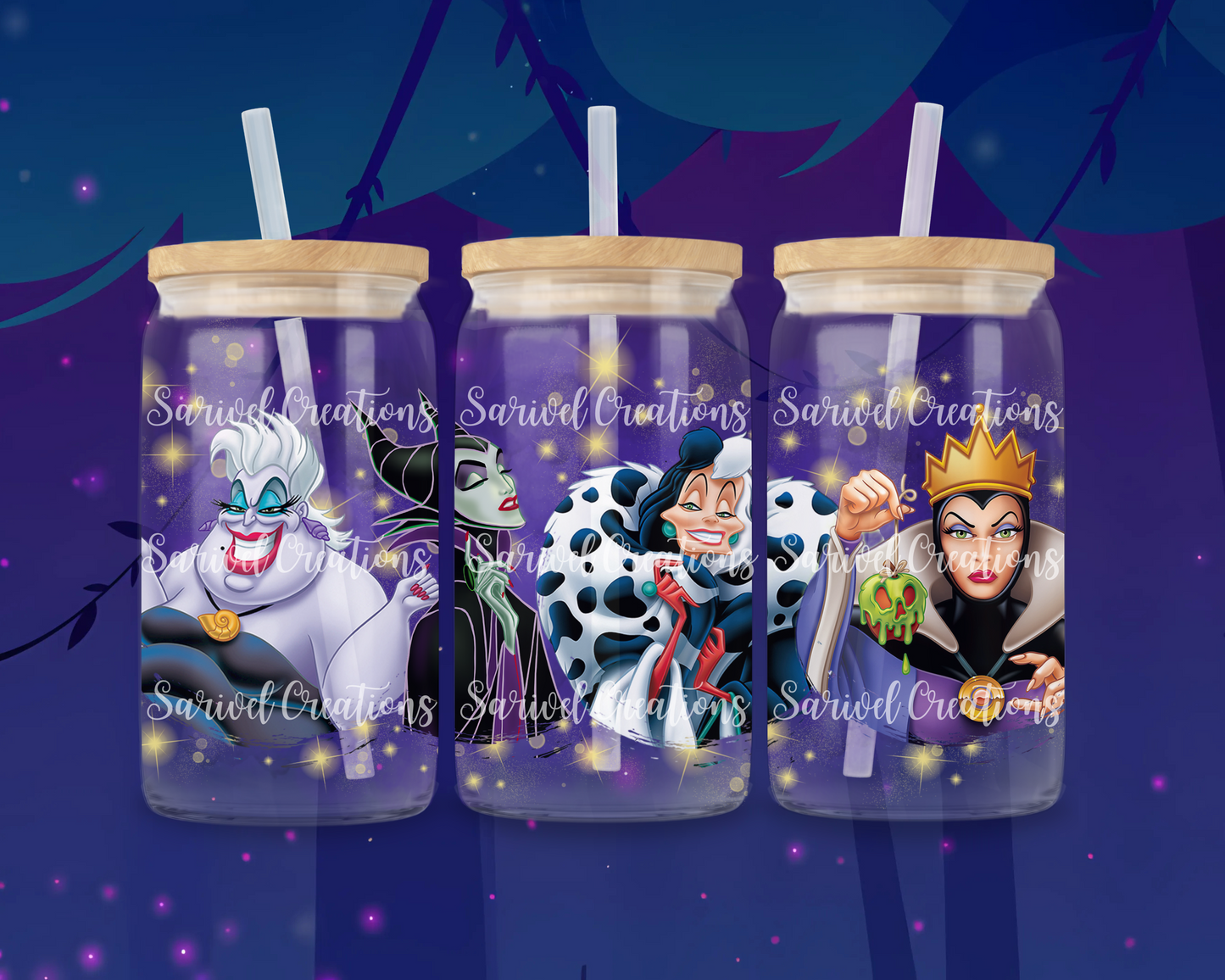 Story Villains Glass Can