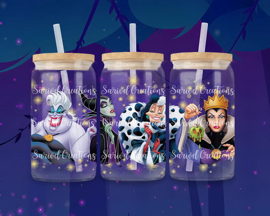 Story Villains Glass Can