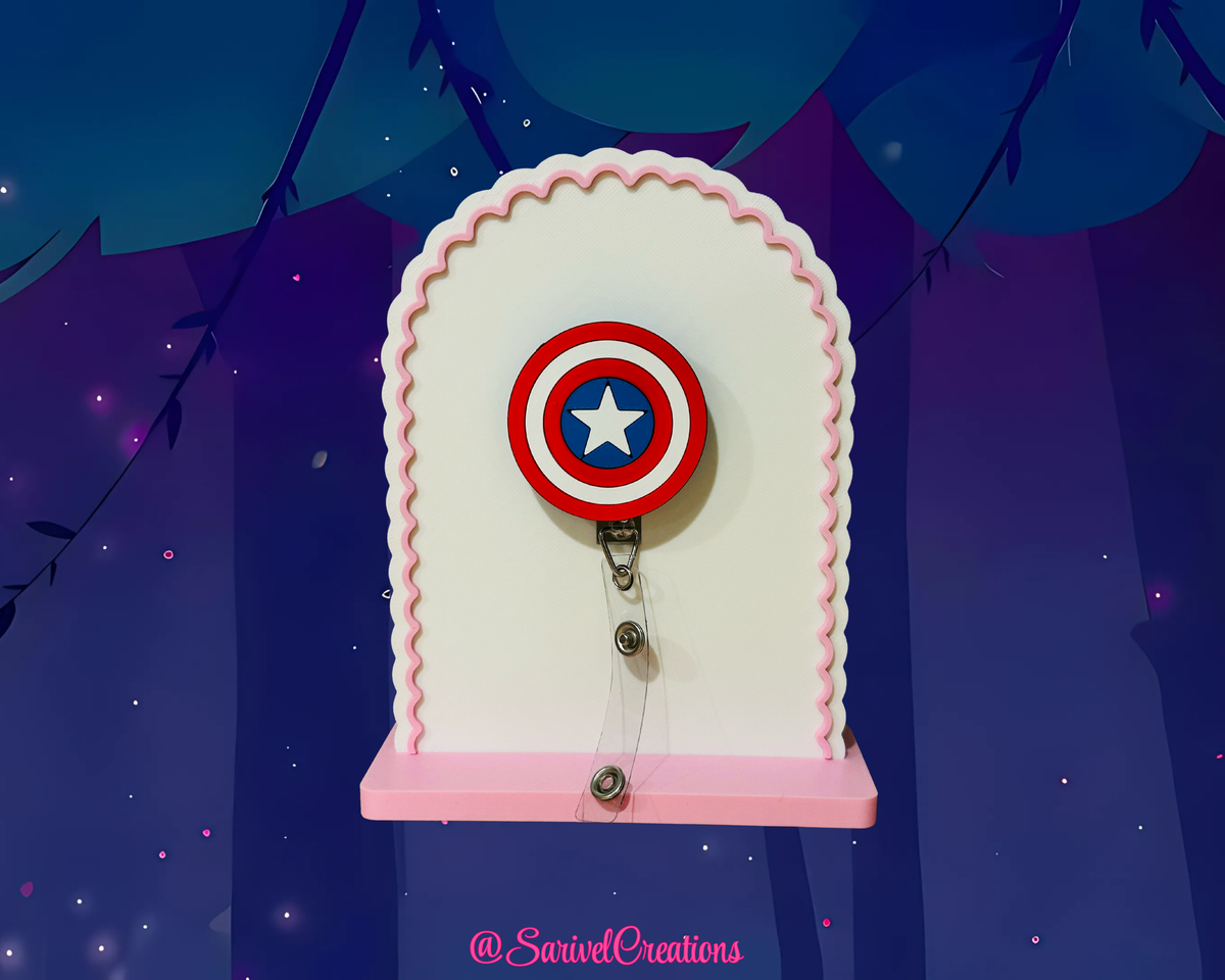 Captain 3D Badge Reel