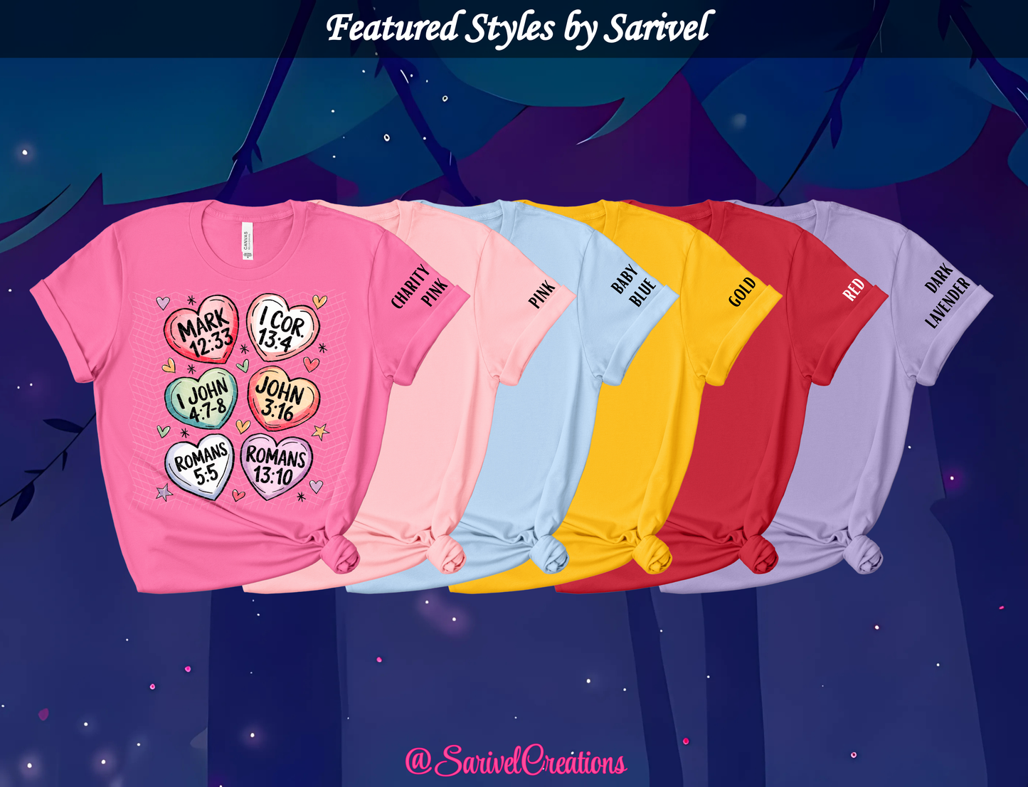 Faith Hearts Tee