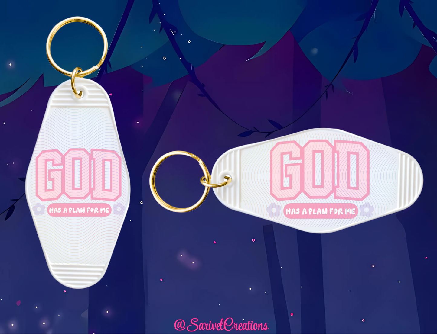 God Has A Plan For Me Keychain