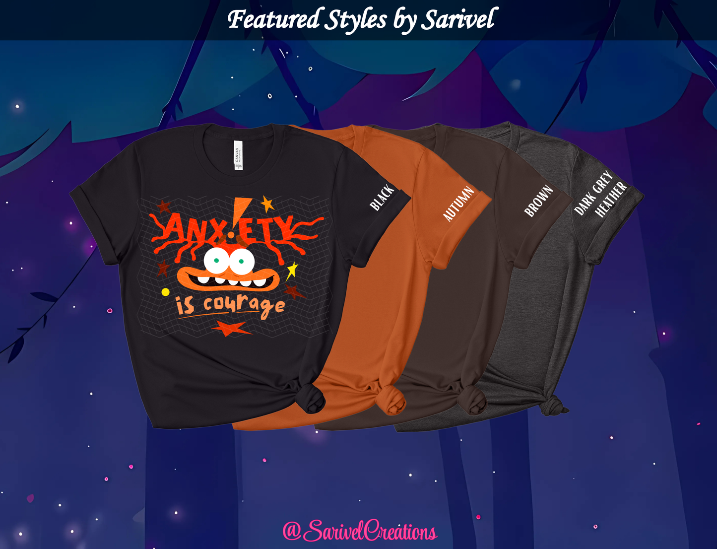 Anxiety = Courage Tee