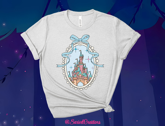 Blue Magical Castle Tee