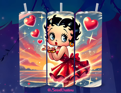Boop Kiss 20oz Skinny Tumblers