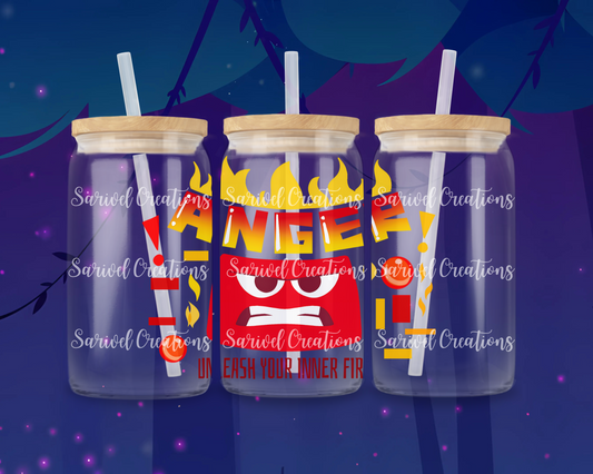 Emotions: Angerness Glass Can