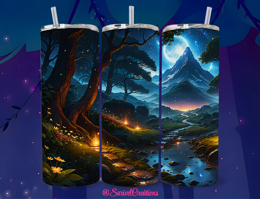 Magical Landscape 20oz Skinny Tumblers