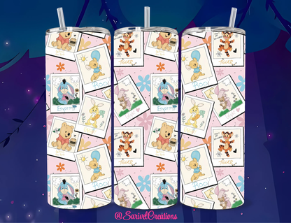SL Pooh & Friends Portrait 20oz Skinny Tumblers