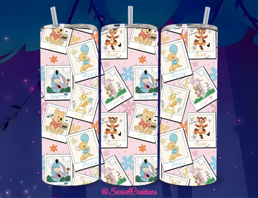 SL Pooh & Friends Portrait 20oz Skinny Tumblers