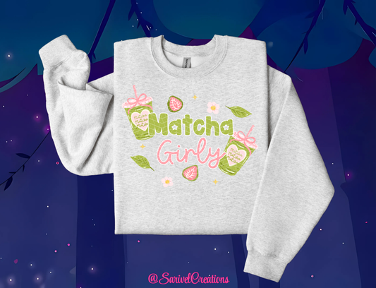 Matcha Girly Crewneck