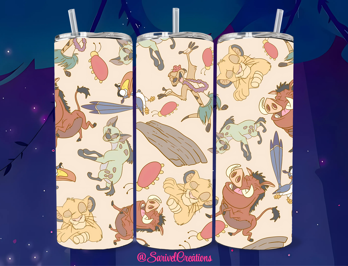 SL Lion & Friends 20oz Skinny Tumblers