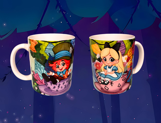 Wonderland Ceramic Coffee Mug