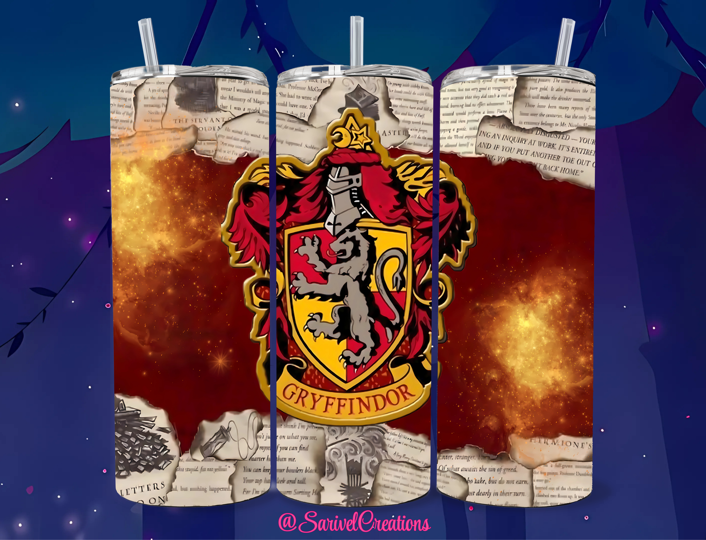 HP Red House 20oz Skinny Tumblers