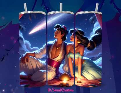 Arabian Night 20oz Skinny Tumblers