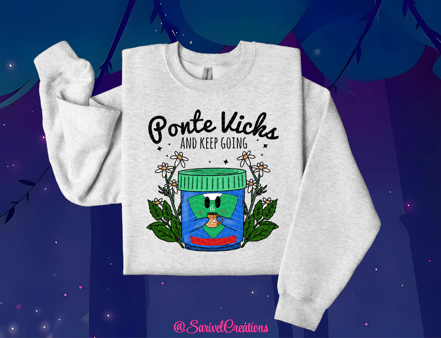 Vicks & Keep Going Crewneck