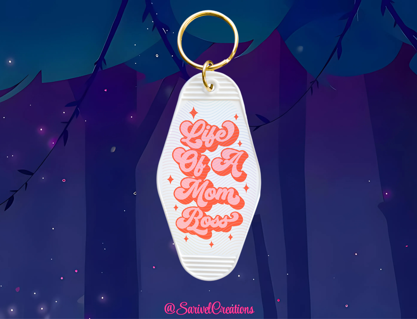 Life Of A Mom Boss Keychain