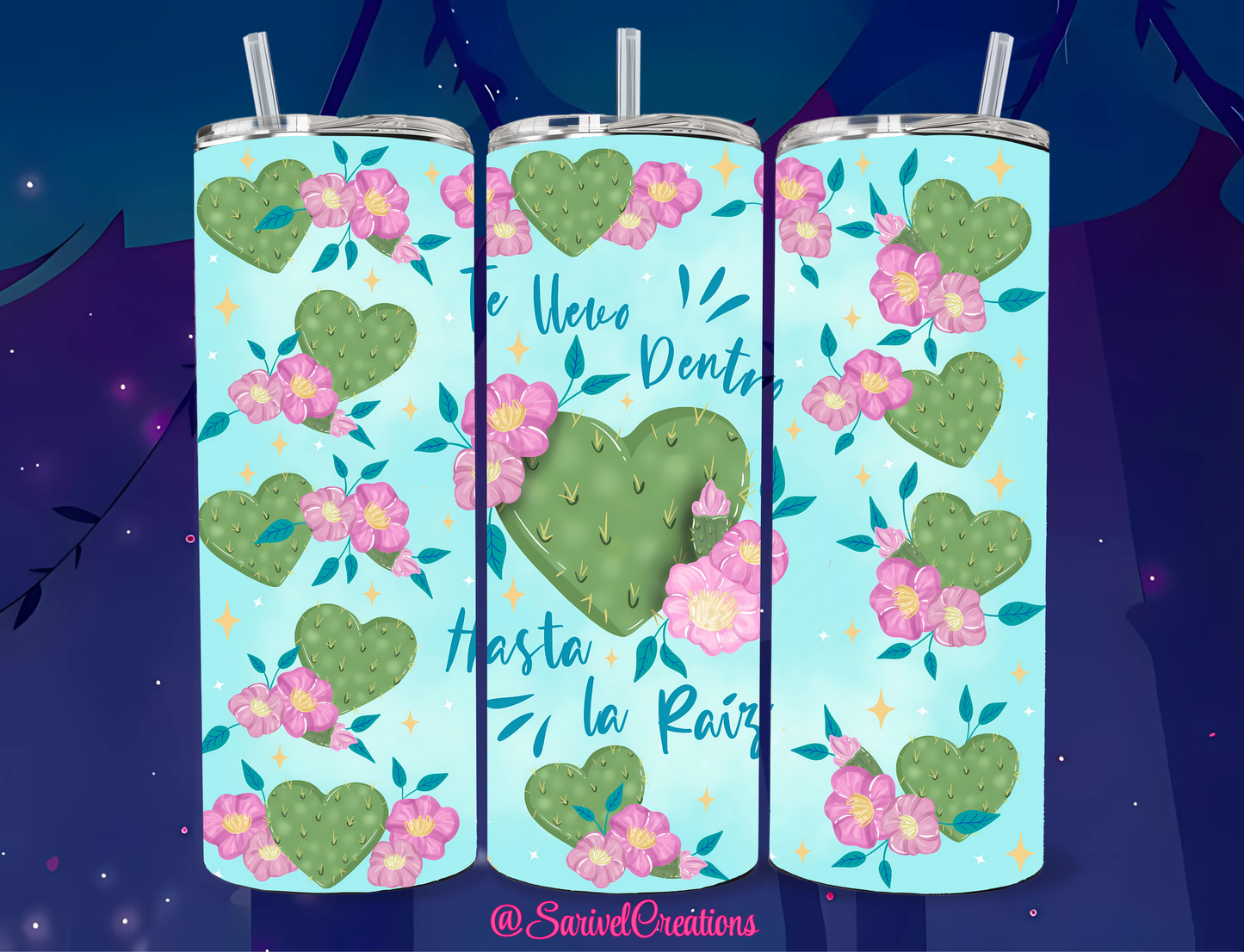Hasta La Raíz 20oz Skinny Tumblers