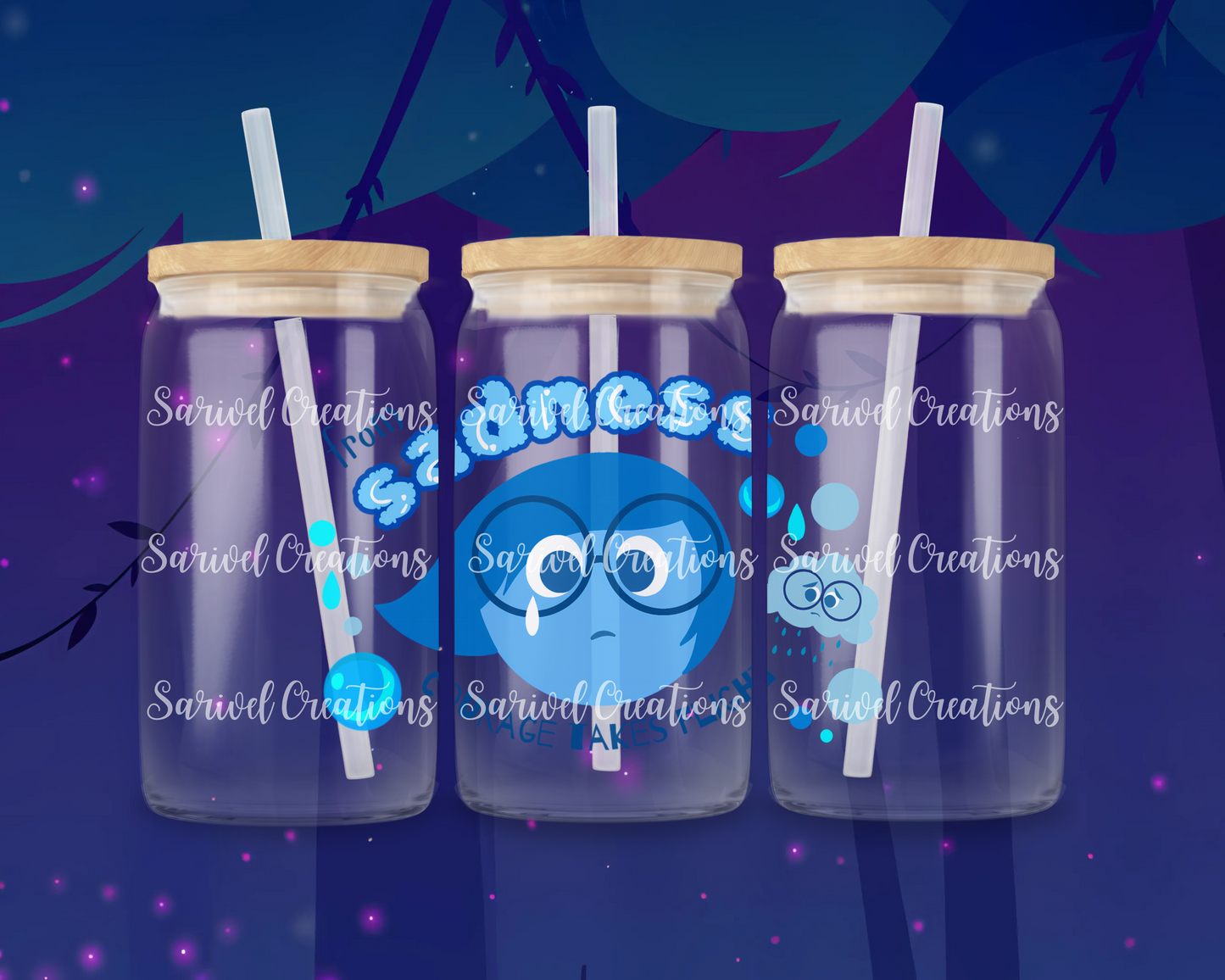Emotions: Sadness Glass Can