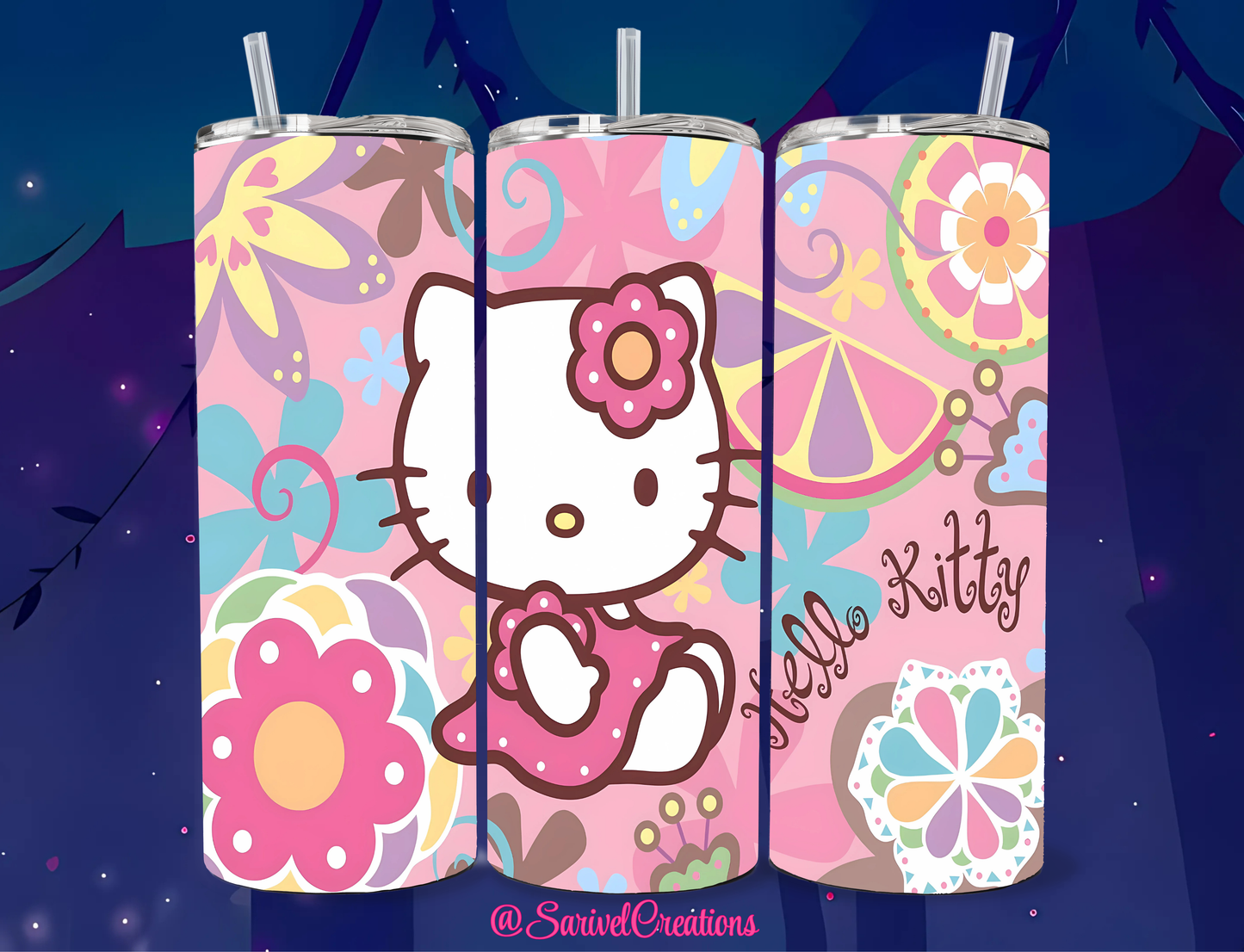 HK Floral 20oz Skinny Tumblers