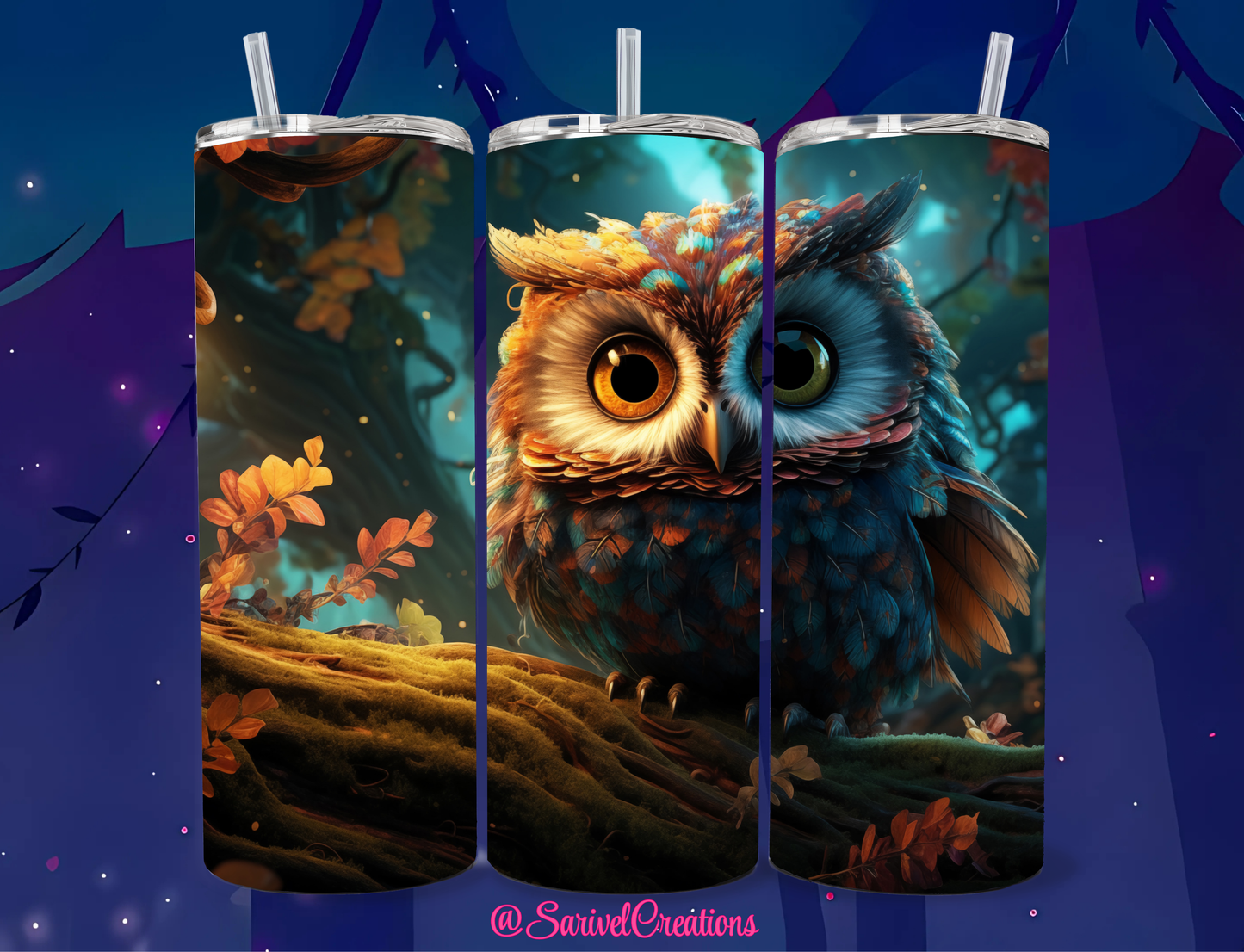 Owliee 20oz Skinny Tumblers