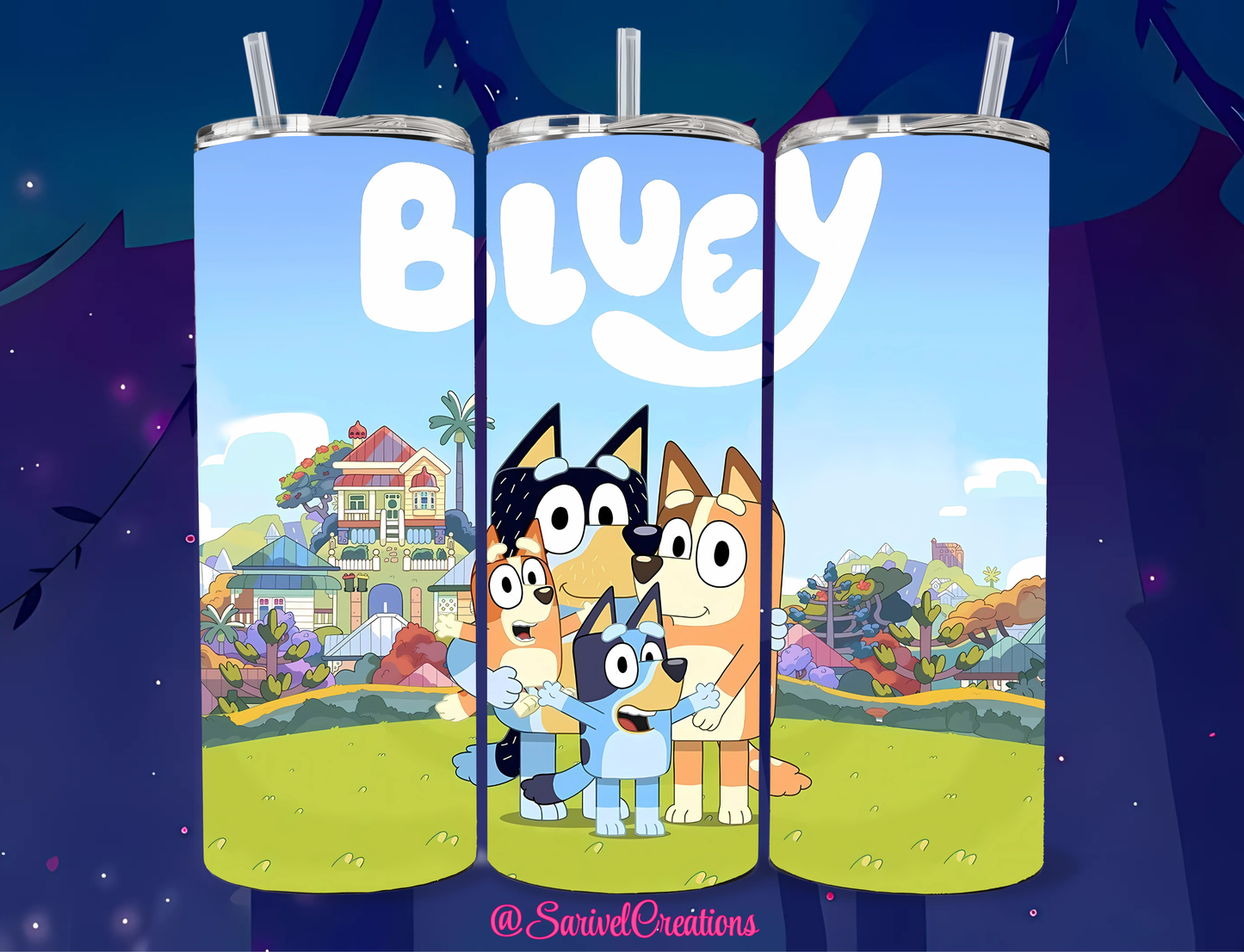 Blue & Friends 20oz Skinny Tumblers