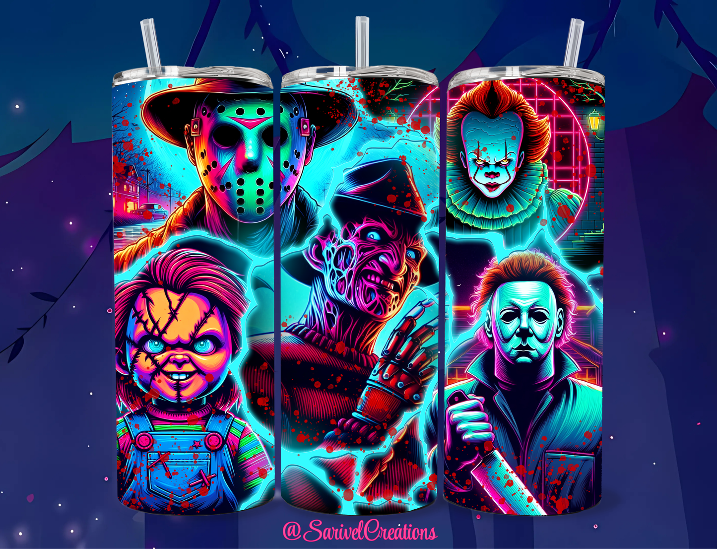 Horror Guys 20oz Skinny Tumblers