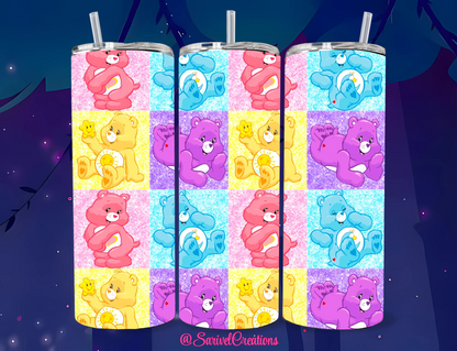 SL Bears Portraits 20oz Skinny Tumblers