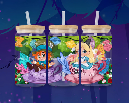 Wonderland Glass Can