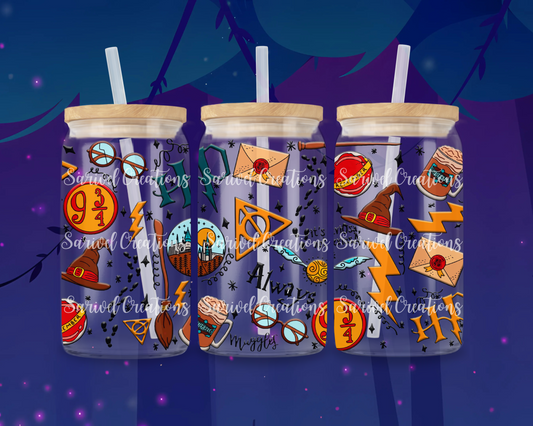HP Wizard Icons Glass Can