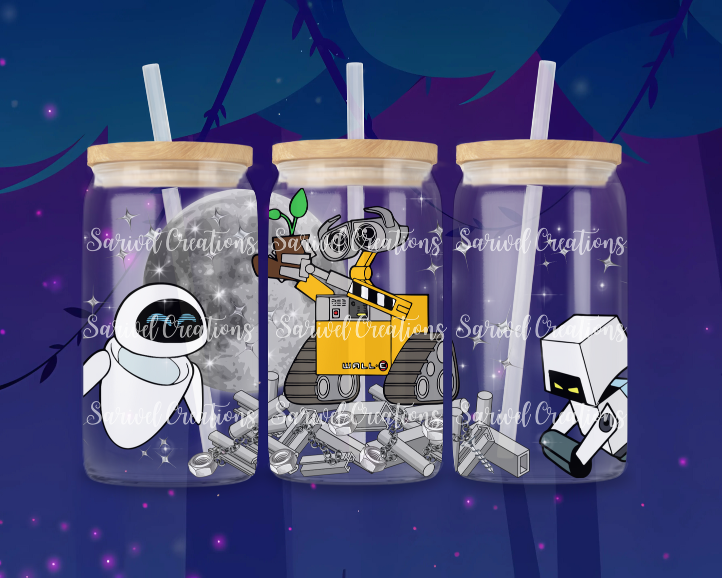 Robots-E Glass Can