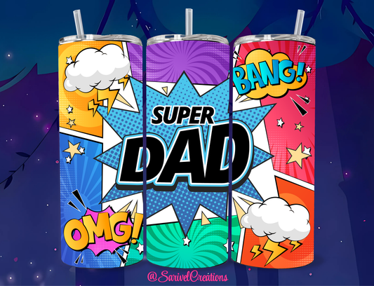 Super Dad 20oz Skinny Tumblers