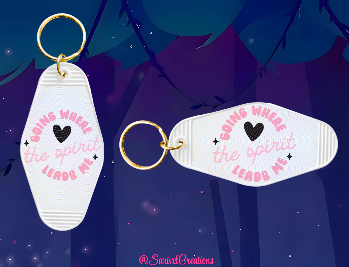 My Spirits Leads Me Keychain