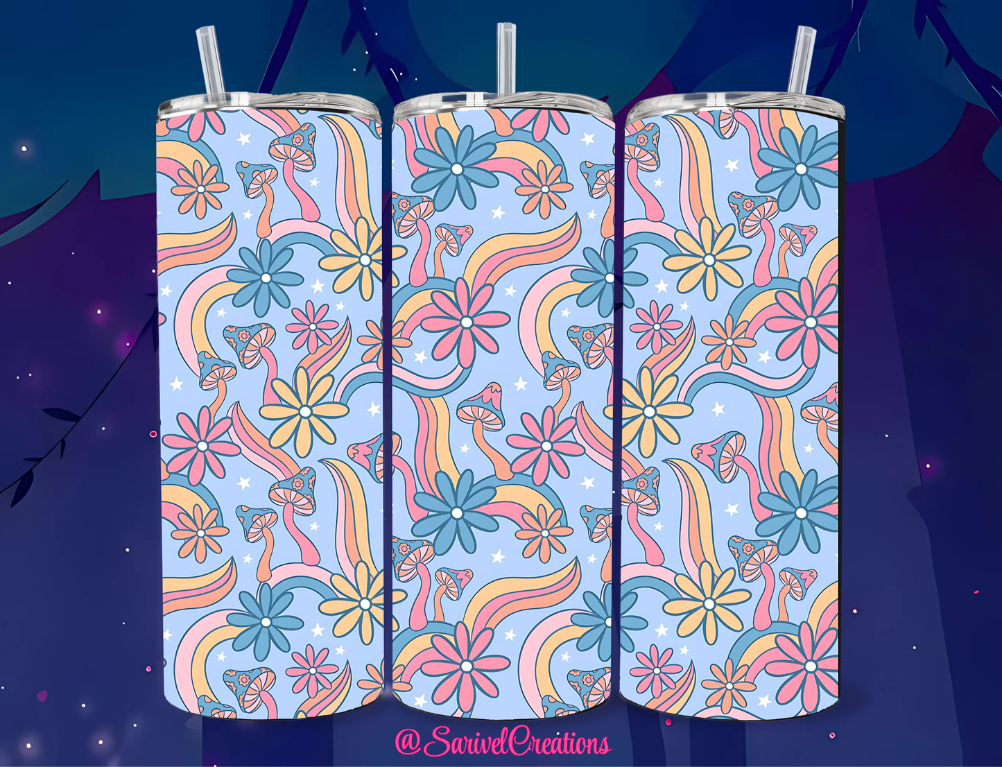SL Groovy 20oz Skinny Tumblers