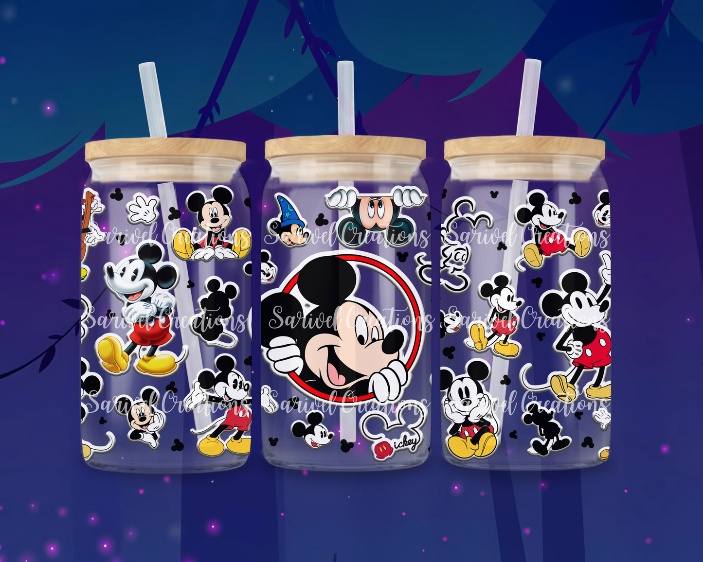 Magical Mouse Glass Can