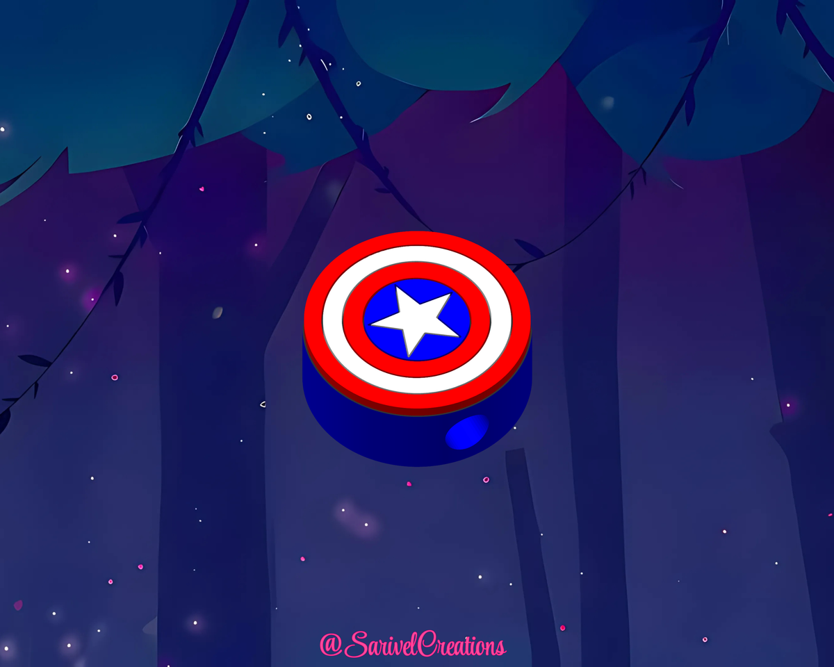 Captain 3D Straw Topper