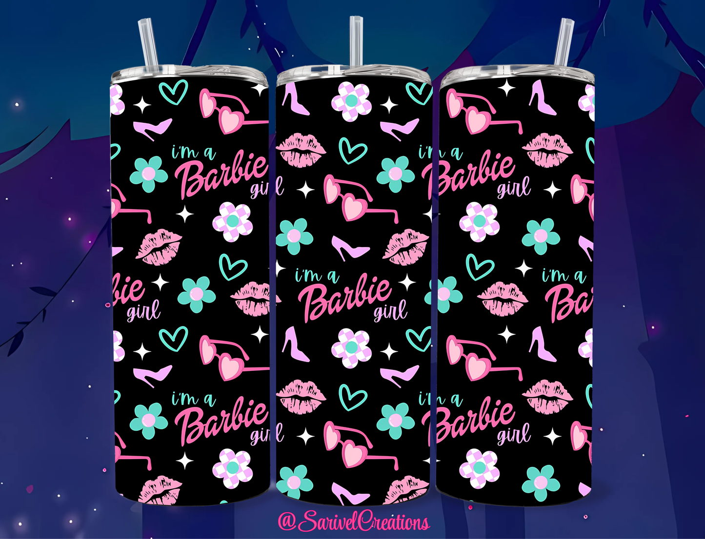 SL Girly Doll 20oz Skinny Tumblers