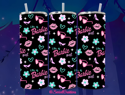 SL Girly Doll 20oz Skinny Tumblers