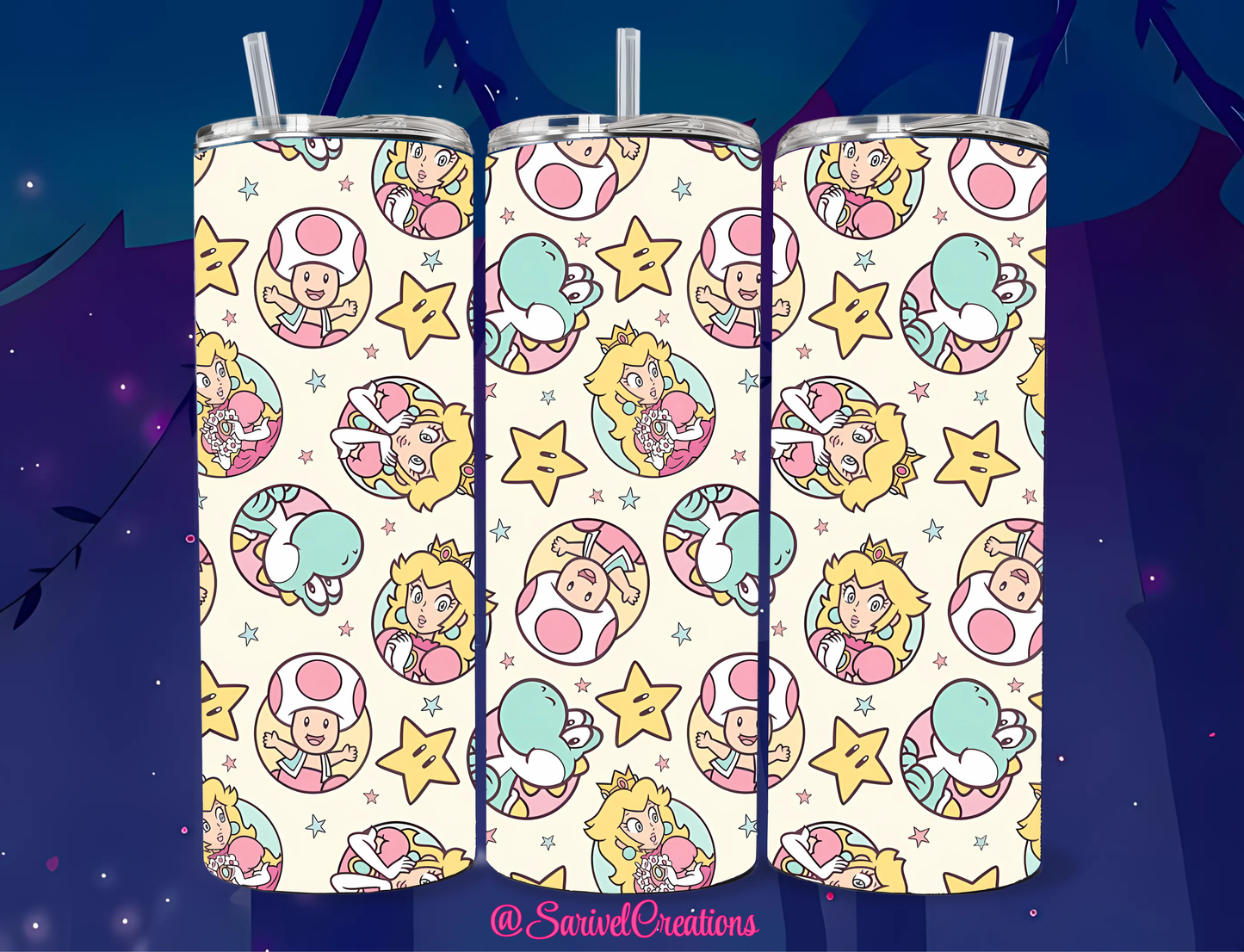 SL Peach & Friends 20oz Skinny Tumblers