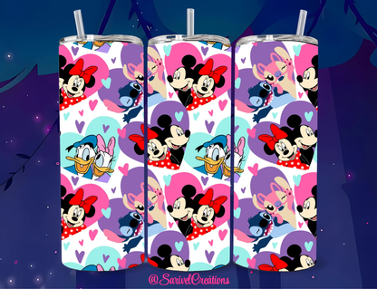 SL Magical Characters In Love 20oz Skinny Tumblers