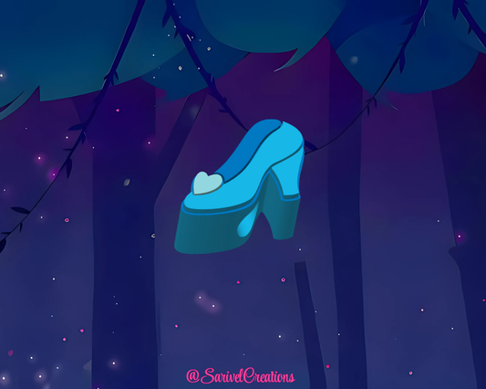 Magical Slippers 3D Straw Topper