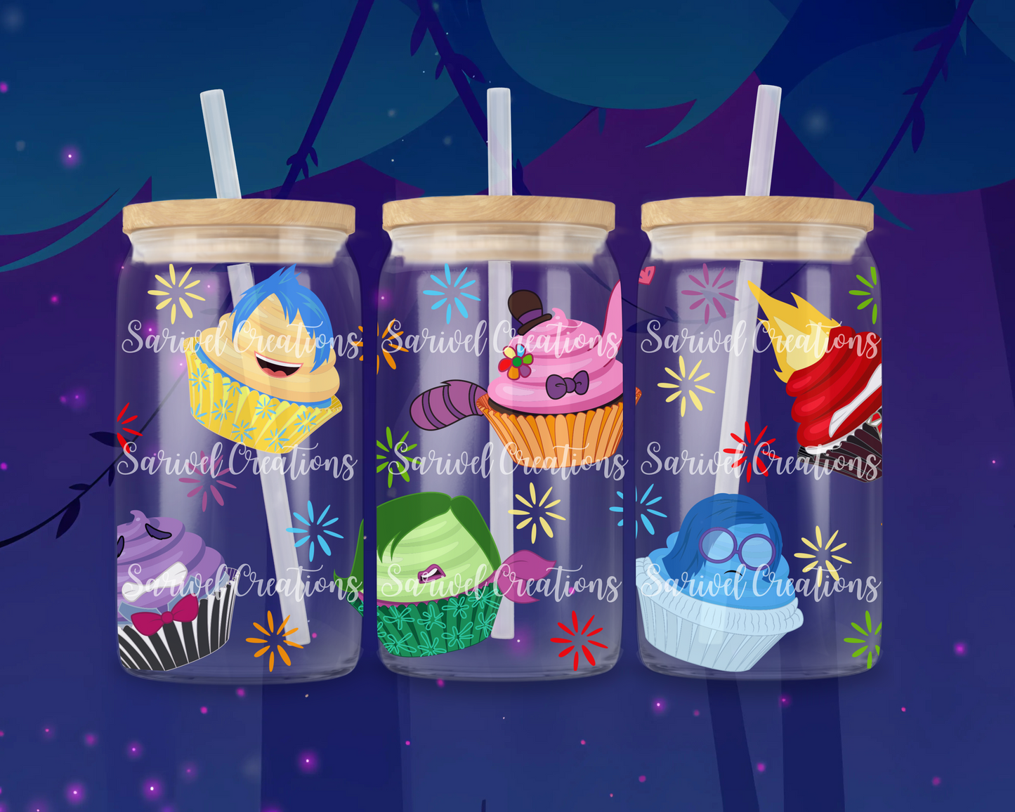Emotional Cupcakes Glass Can