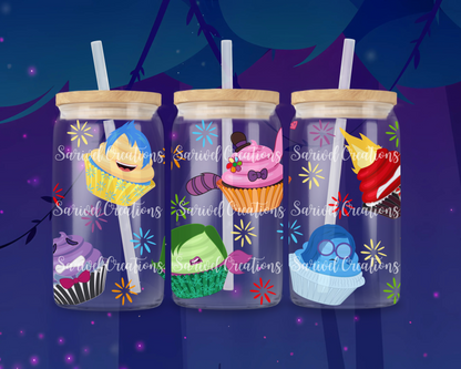 Emotional Cupcakes Glass Can