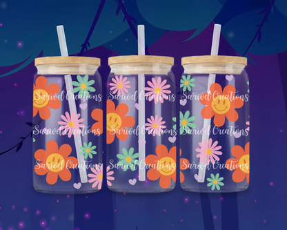 Flora Glass Can
